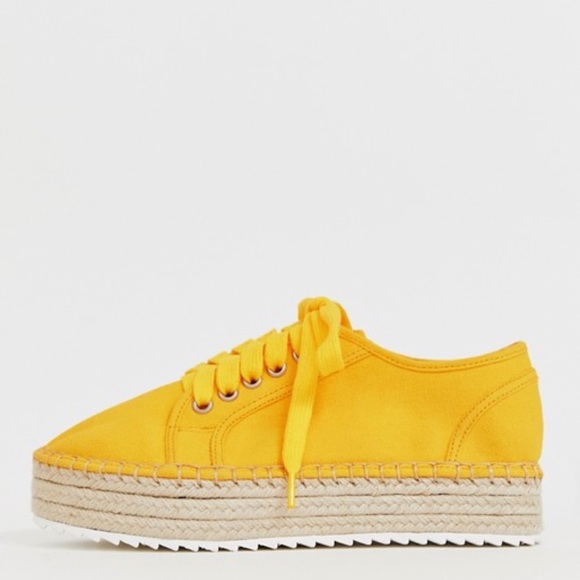 asos yellow shoes
